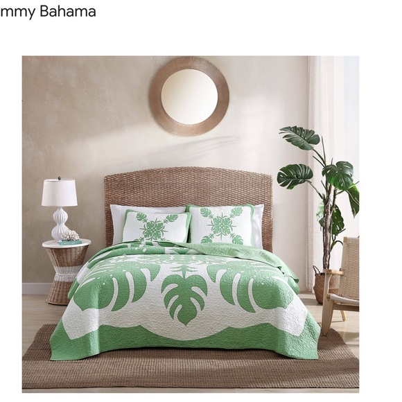 Tommy Bahama Molokai coordinating king shams - Picture 2 of 2